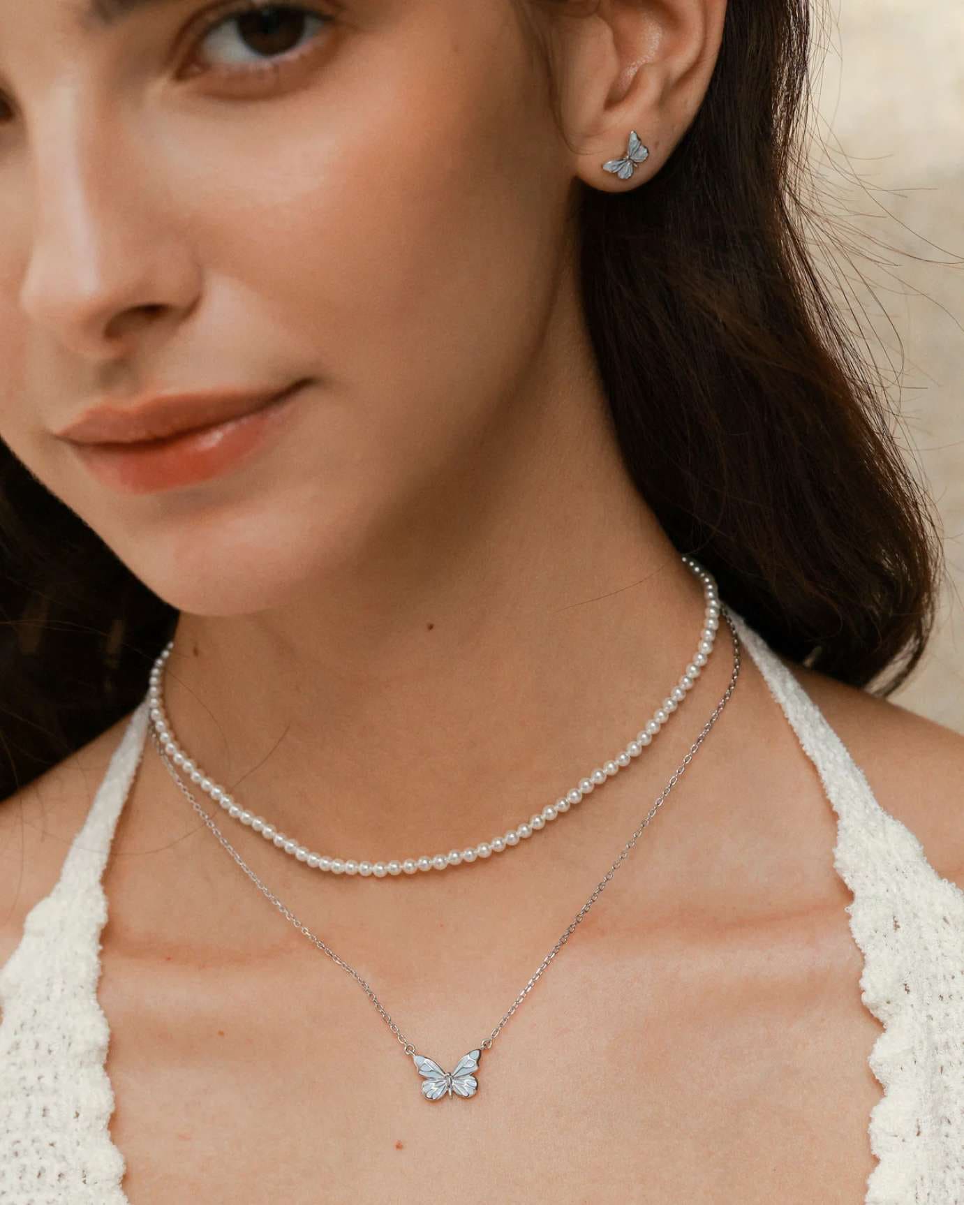 Collana Blue Wings