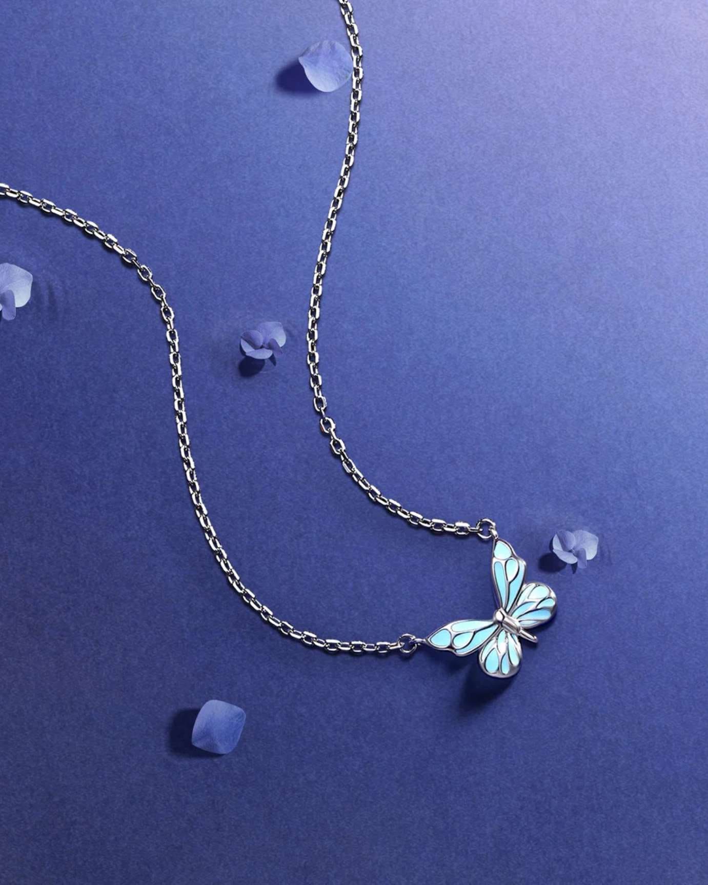 Collana Blue Wings